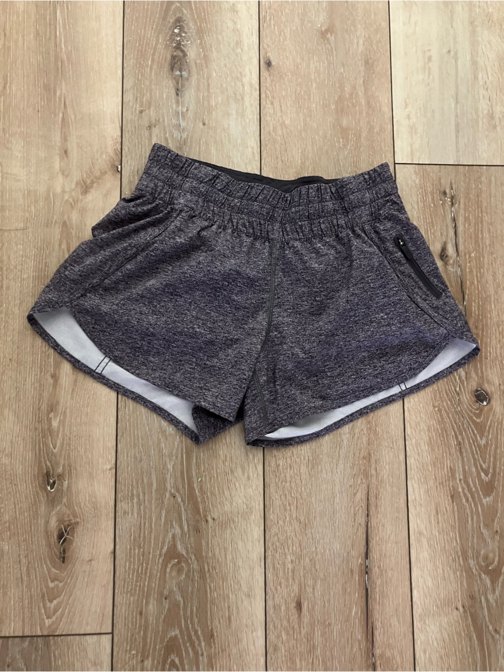 lululemon athletica Heathered Dark Gray Athletic Shorts
